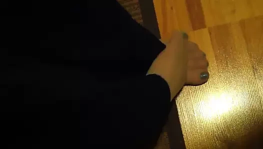 Wifes seksi pantyhosed ayaklar