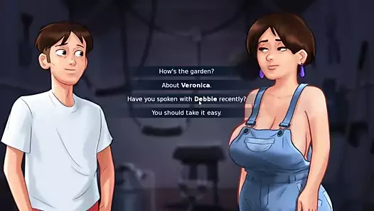 Summertime efsanesi - busty teyze bize iyi sağıyor (pt.15)