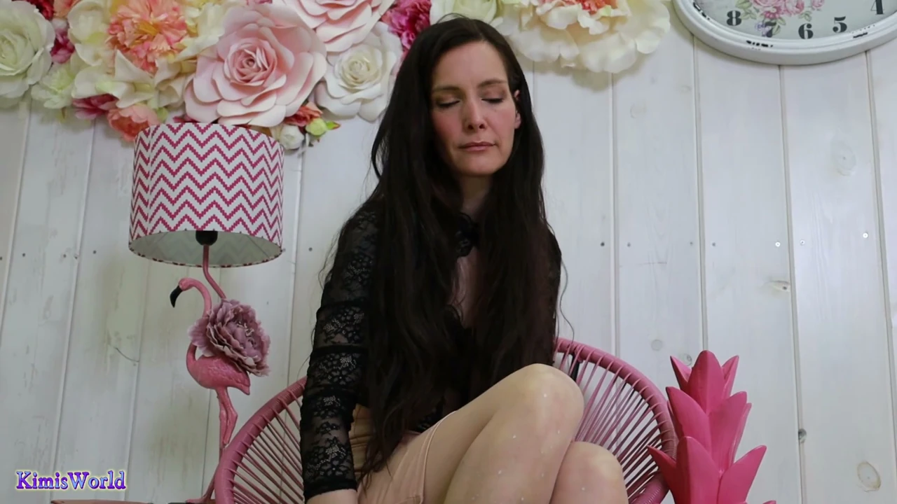 Slow Tease in Black Heels Andsheer Stockings - Footplay and Soft Seduction