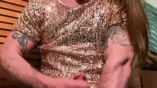 David Crossdress mastürbasyon yapıyor