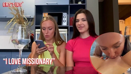 Ersties - lezbiyen sıcak arkadaşına iniyor