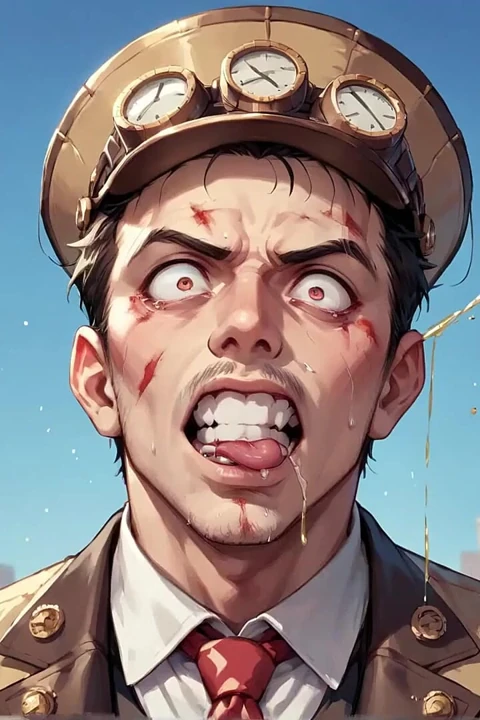 Gözlüklü gasm steam punk şehri çığlık atıyor
