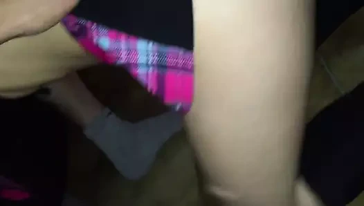 Cochonneries avec une suceuse masquee