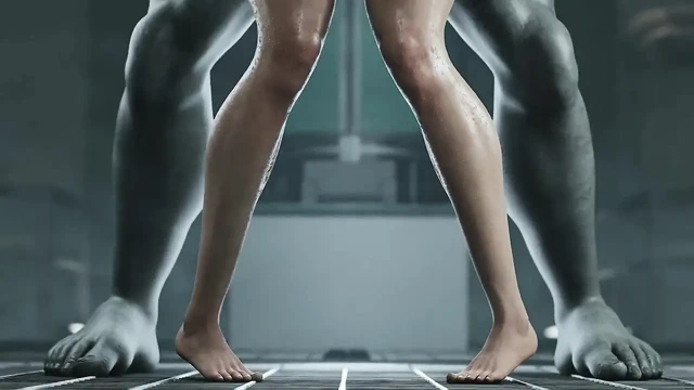 Resident evil xxx - Claire Redfield laboratuvarda zorba tarafından yakalandı ve yetiştirildi (3D Animasyon)