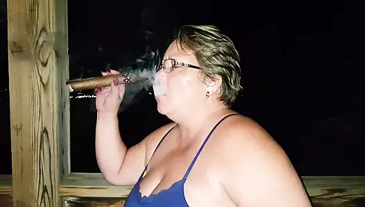 Huge Cigar Smoking