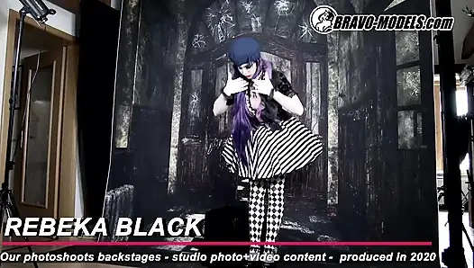386-sahne arkası fotoğraf çekimi Rebeka Black - yetişkin