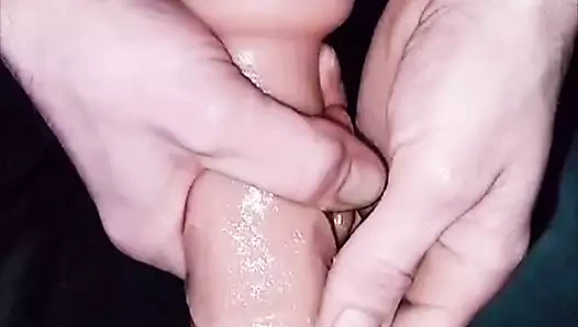 Kocam tarafından fışkırtmak için dildoyla azmama izin ver