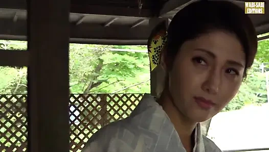 Erotik drama tiyatrosu zarif bir inn fahişesi ile şehvetli bir karşılaşma -sahne.1