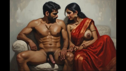 Seksi Hintli yenge kavitha üvey oğlunun yarağına biniyor