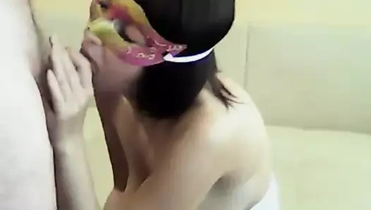 maskeli bayan seviyor için emmek horoz