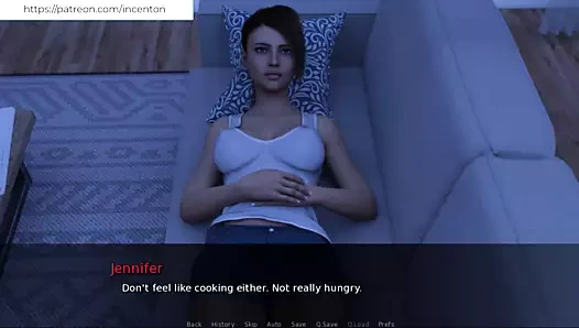 Jennifer'ın içinde - onun sıkı kıçında yapay penis kullanma