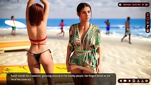 Arzu fısıltıları - sadık yol 10 sarah 2 parçalı bikinisiyle harika görünüyor