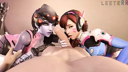 D.va 20 - overwatch sfm ve blender porno derlemesi