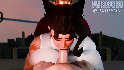 Overwatch Vendetta ıslak sakso bakış açısı 3d animasyon kuralı34