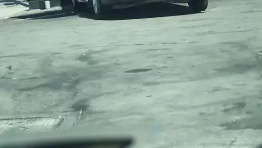 Kalın ganimet bir siyah civciv içinde leggingz