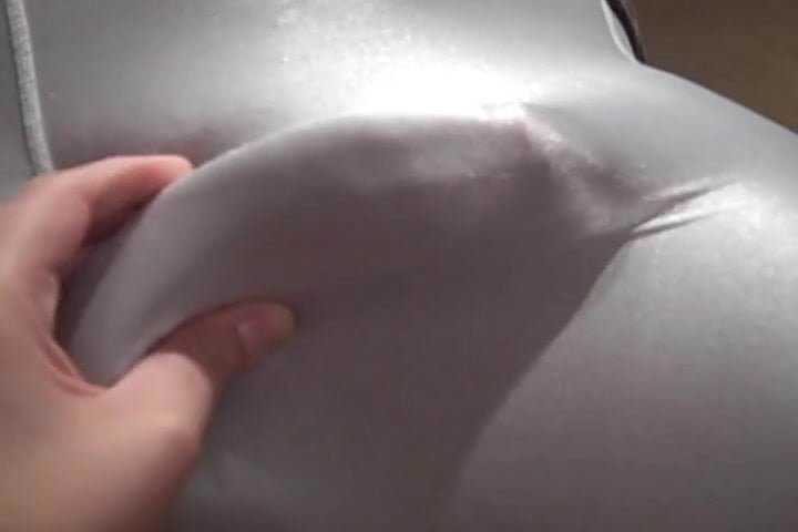 footjob ve handjob içinde spandex