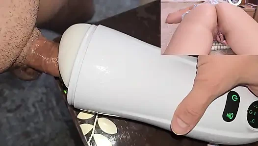 Üvey kız kardeşimle web kamerası beni çok az zamanda boşalttı