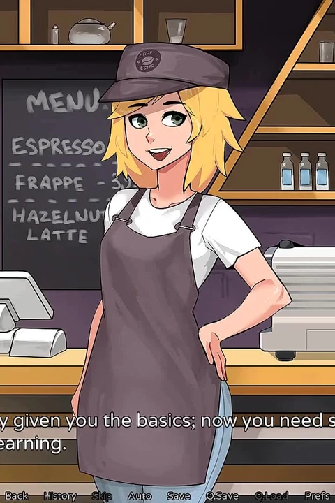 Hazelnut latte: erkek kadın trans barista'nın ağzını dölle dolduruyor