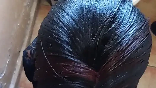 Siyah Sürtük Siyah Seksi Elbiseli Beyaz Adam Domaltmalı Ve Sakso Çekiyor