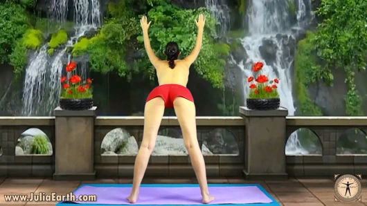 Julia v earth ile gpp yarışmasının 12. günü. zayıf bir durum için özel, daha kolay programla eğitim.