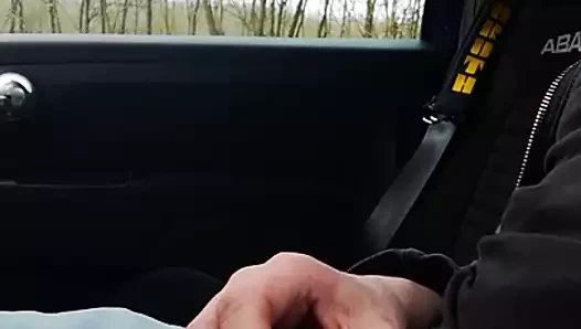 Arabada penisi göster