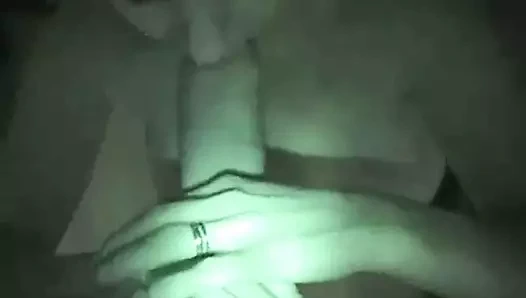 Aşık ile büyük beyaz bir horoz