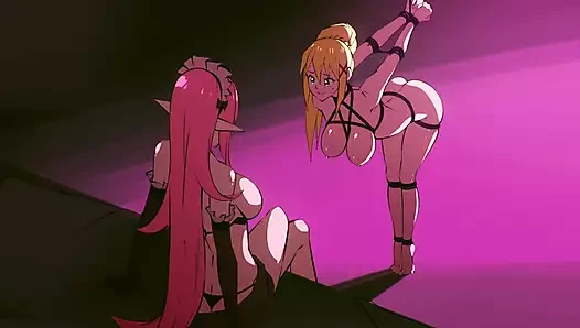 İki lezbiyen aşık şeytan diyarının en kışkırtıcı anal oyuncağını değerlendirmeye gönüllü olduğunda!