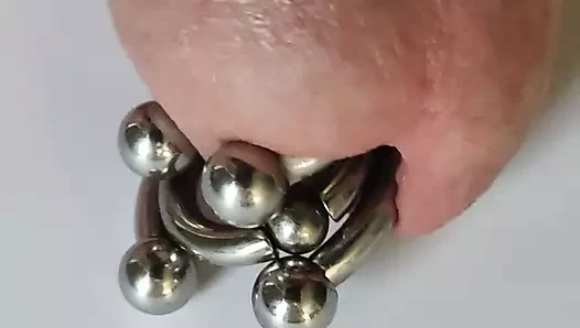 Prens Albert için piercing yapıyor