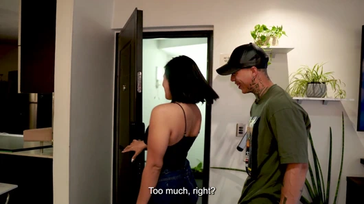 Horny Bigass Latina its invited by Bodybuilder Friend to try sexy lingeries and finish having rough sex, Kylei Eliish, Zeuswhite