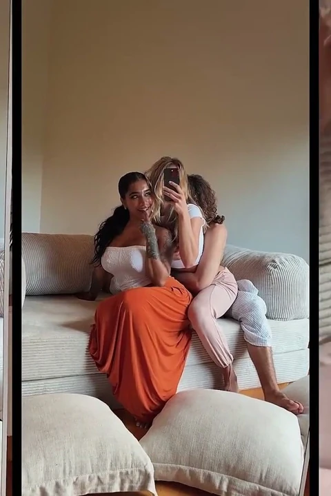 Gerçek hayattaki çift Leo&lulu ile romantik amatör üçlü seks - yasmina khan