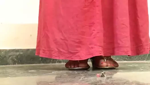 Desi Hint teyze baştan tarafından hubby's arkadaş