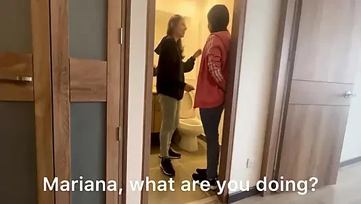 Two married women meet to finger each other in their dirty pussies