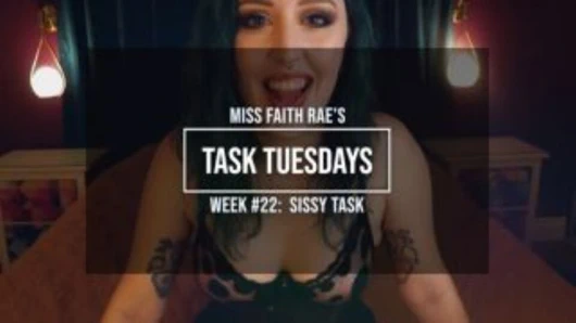 Kadın kılıklı sürtükler için yaramaz bir görev: - Bayan Faith Rae'nin kadın egemenliği ses sissifikasyon eğitim talimatları - hd 1080p mp4