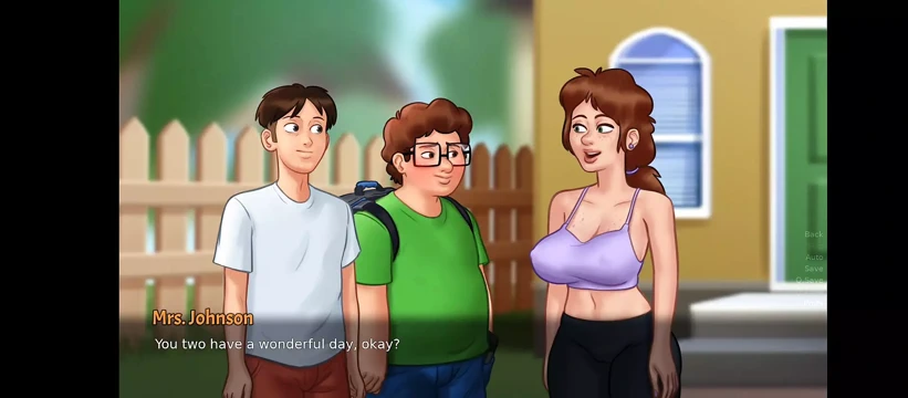 Summertimesaga büyük memeli üvey anne sıkı sarılıyor ve seksi komşu sassyvid21