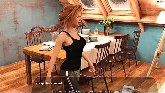 Haley hikayesi #18 - Johannes adriana ve haley'i aynı anda sikiyor