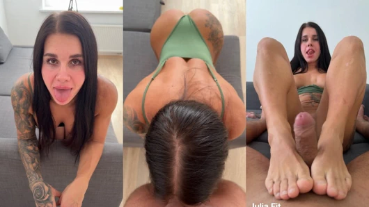 Büyük götlü ateşli latin kız kovboy kız oluyor, domalarak sikiliyor, ayakla muamele çekiyor ve ağzına boşaltıyor