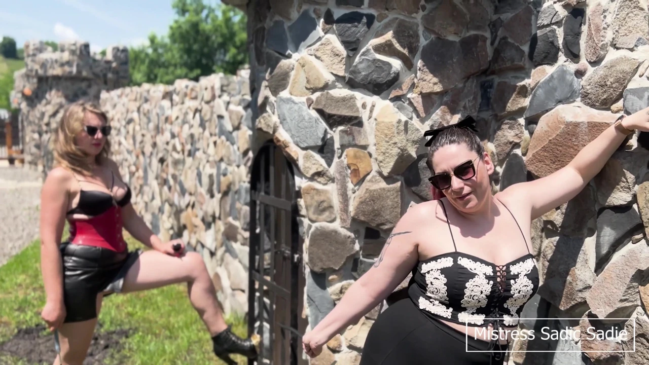 Humiliation with a Dirty Pig in the Mud