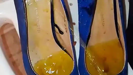 pissing cummy topuklu