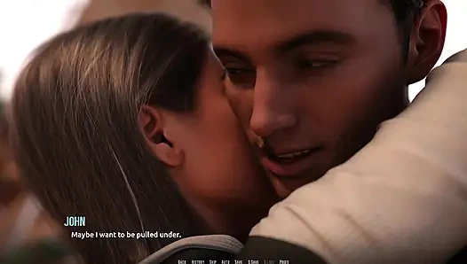 Dominos plajı 17: emily ve john'un plajda ağızdan ağza uygulaması