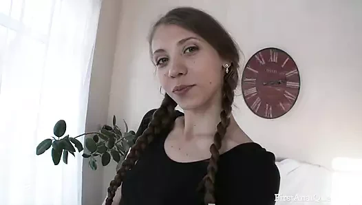 Firstanalquest - anal porno bu genç kızın en iyi cinsel fantezisi