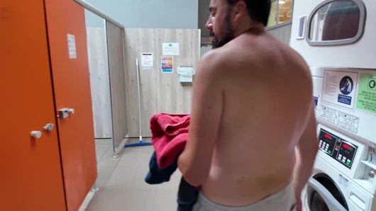 Fuck in the campsite shower