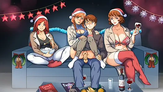 Üvey kız kardeş mükemmel Noel hediyesini veriyor