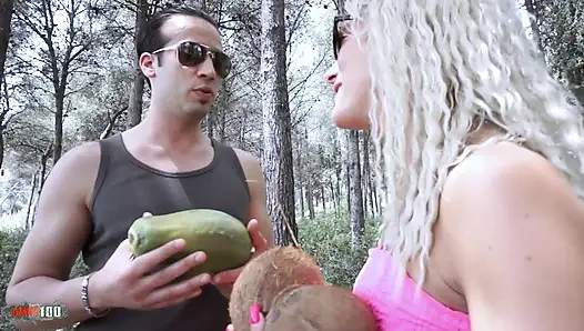 Fransız sarışın Nicky Wayne ve Max Casanova bölüm 11 - açık havada anal oral seks boşalması