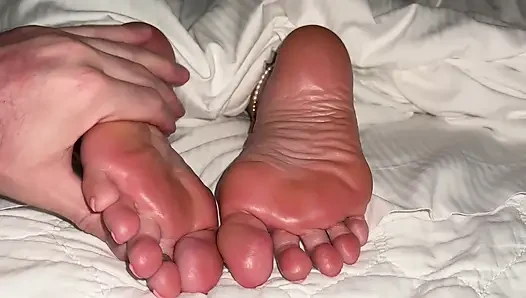 POV Pervert Sneaks Up On Sleepy Soft Sexy Wrinkled Soles - Pulls Covers For Massage & Playful Tickling! (Preview)