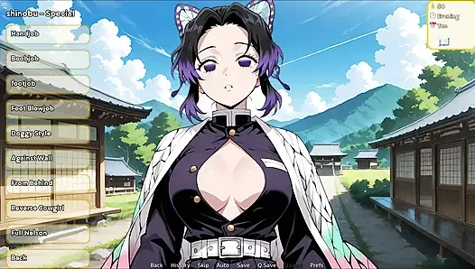 Hentai hustle - şeytan avcısı shinobu'nun pembe amını sikiyor