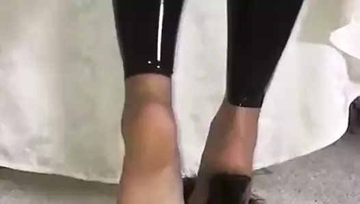 Vintage külotlu çorap ve lateks tozluk