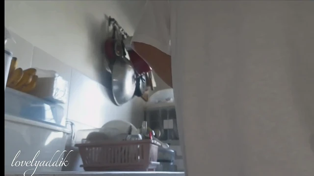 Mutfakta amcığımı doldur