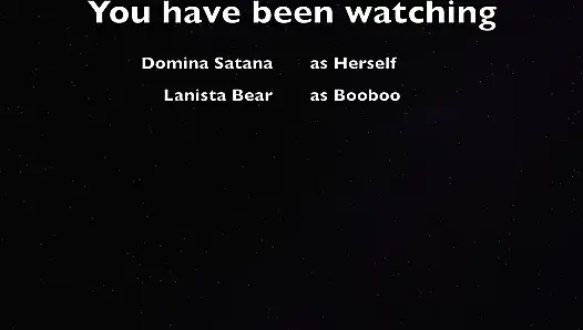 Bölüm 5:- domina satana ve booboo anal oyun ve boğma oyunu!