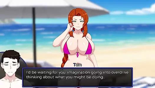 Kaba reverie: ve ateşli karısı plajda - bölüm 13