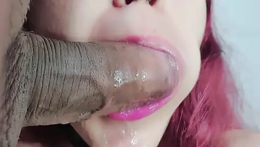 Tatlı gırtlağıyla oral seks ve ağzıma boşalma!